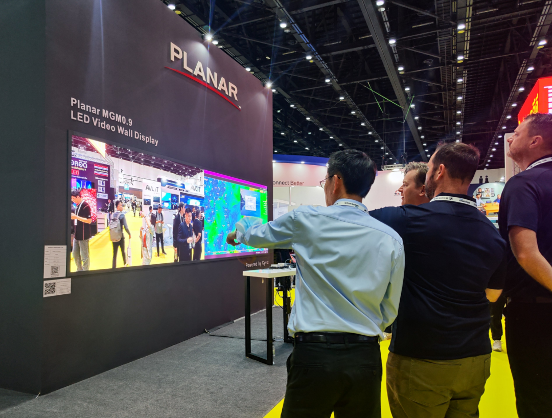 InfoComm Asia | 米兰Planar全球首发第四代Micro LED智能一体机