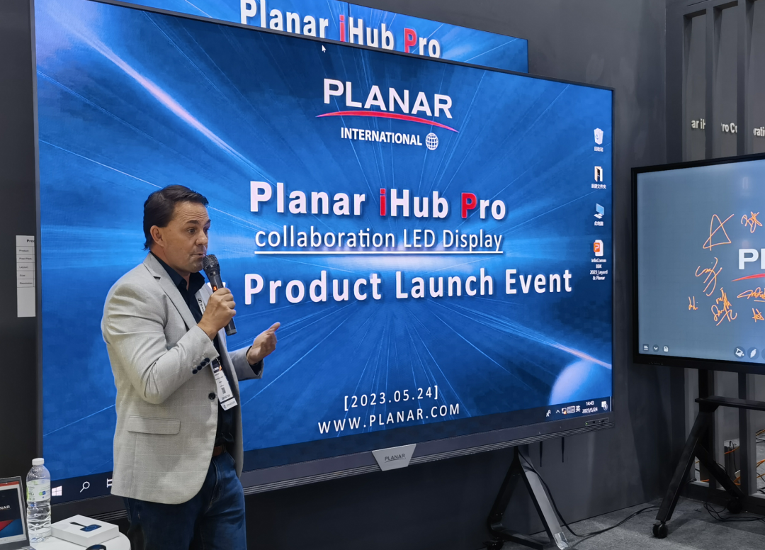 InfoComm Asia | 米兰Planar全球首发第四代Micro LED智能一体机